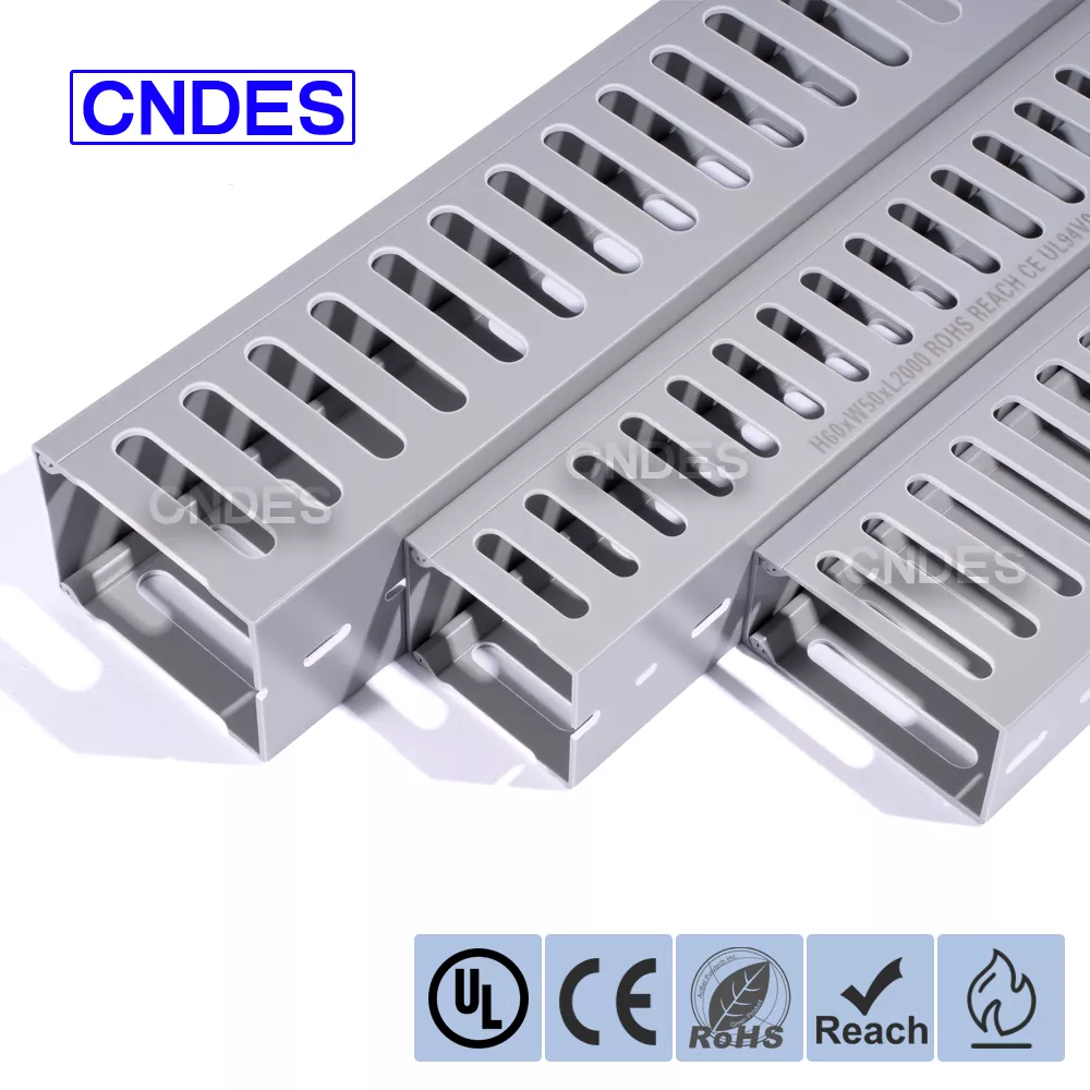 รางเดินสายไฟช่องปิด PVC